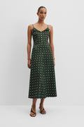 Print Stretch Slip Dress