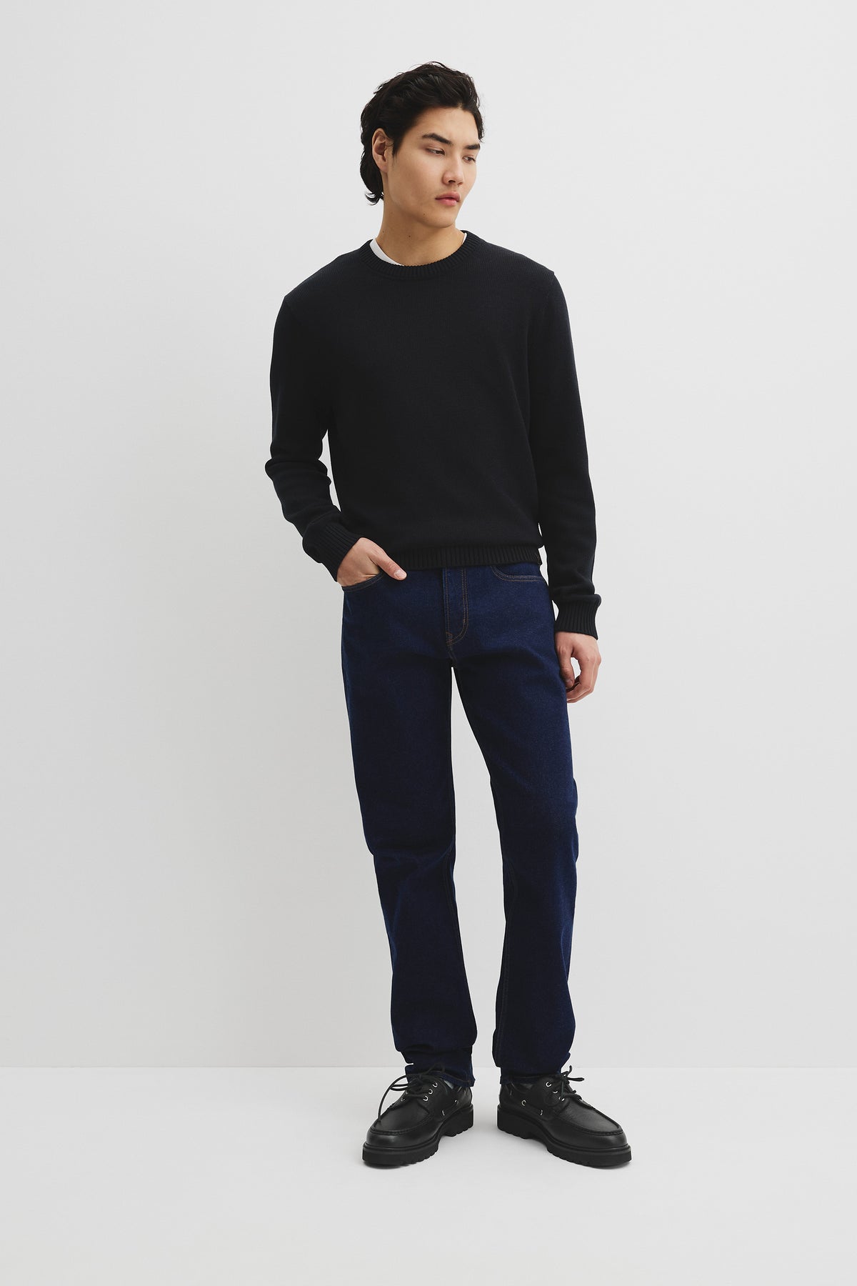 Australian Good Earth Cotton Crew Neck Knit