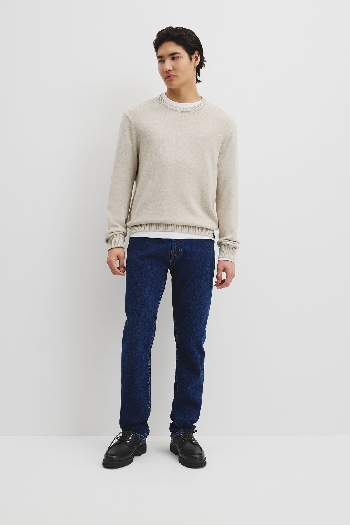Australian Good Earth Cotton Crew Neck Knit