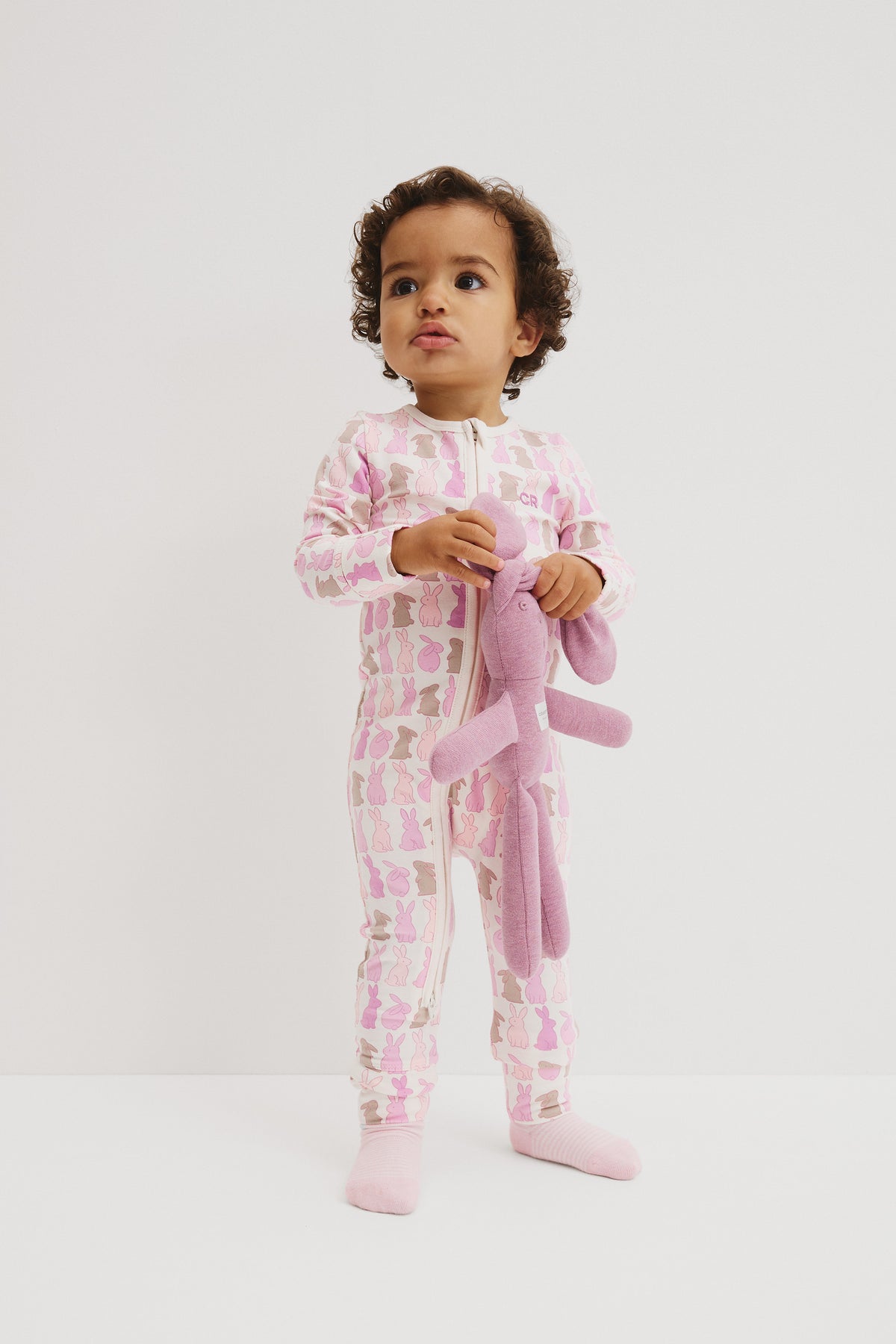 Organically Grown Cotton Cord Bunny Jumpsuit