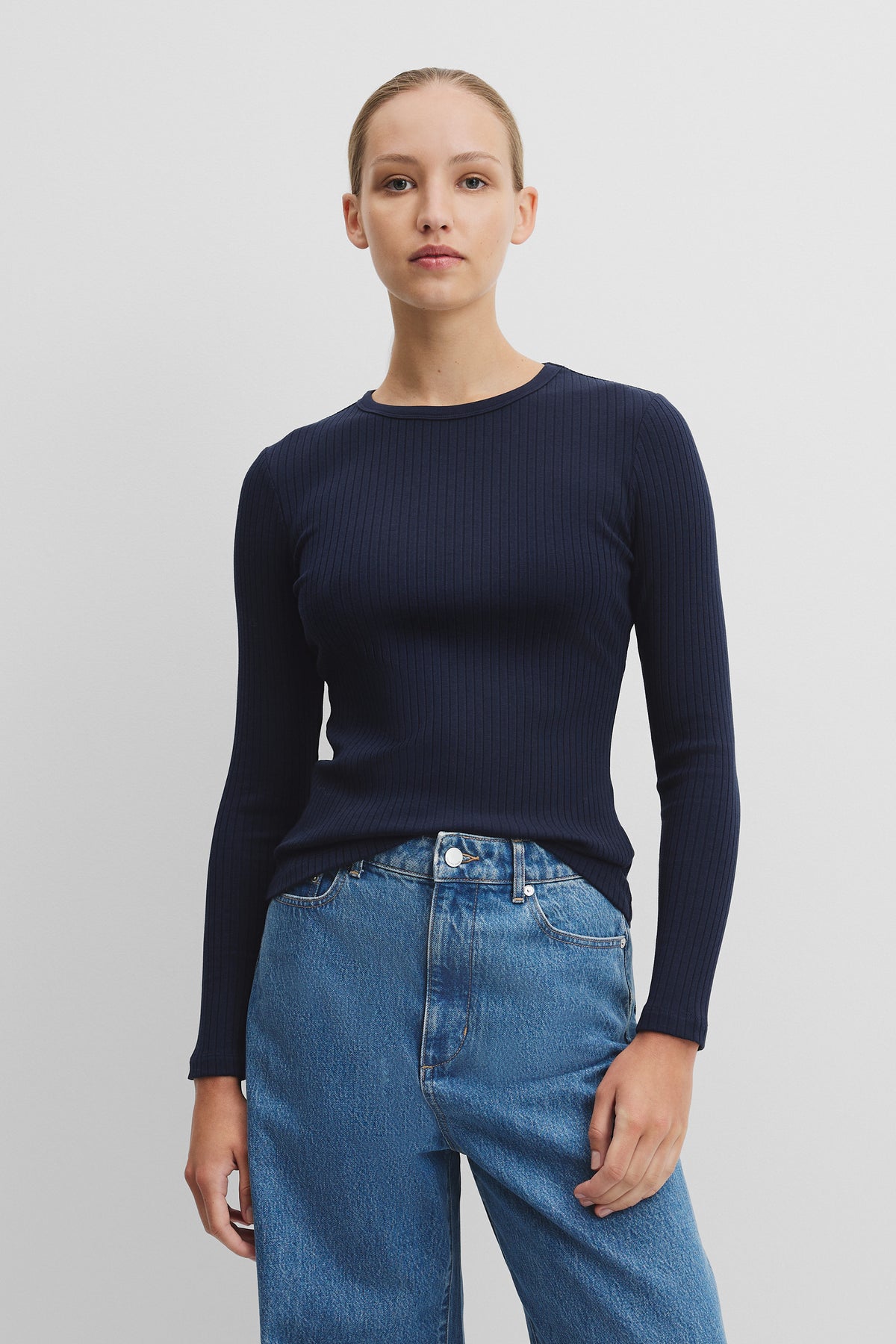 Long Sleeve Rib Top