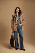 Animal Faux Fur Coat