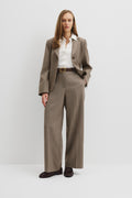 Wool Herringbone Pant