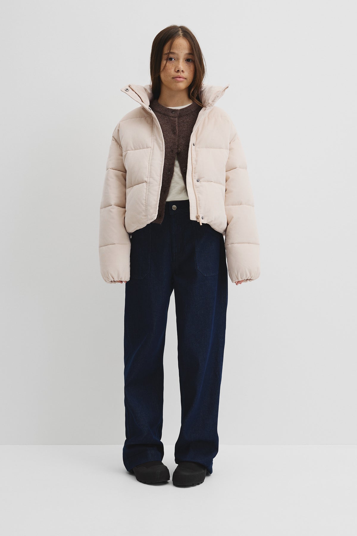 Teen Cord Puffer Jacket