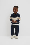 Stripe Collared Knit