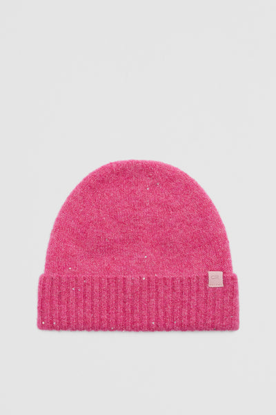 Sequin Fluffy Beanie