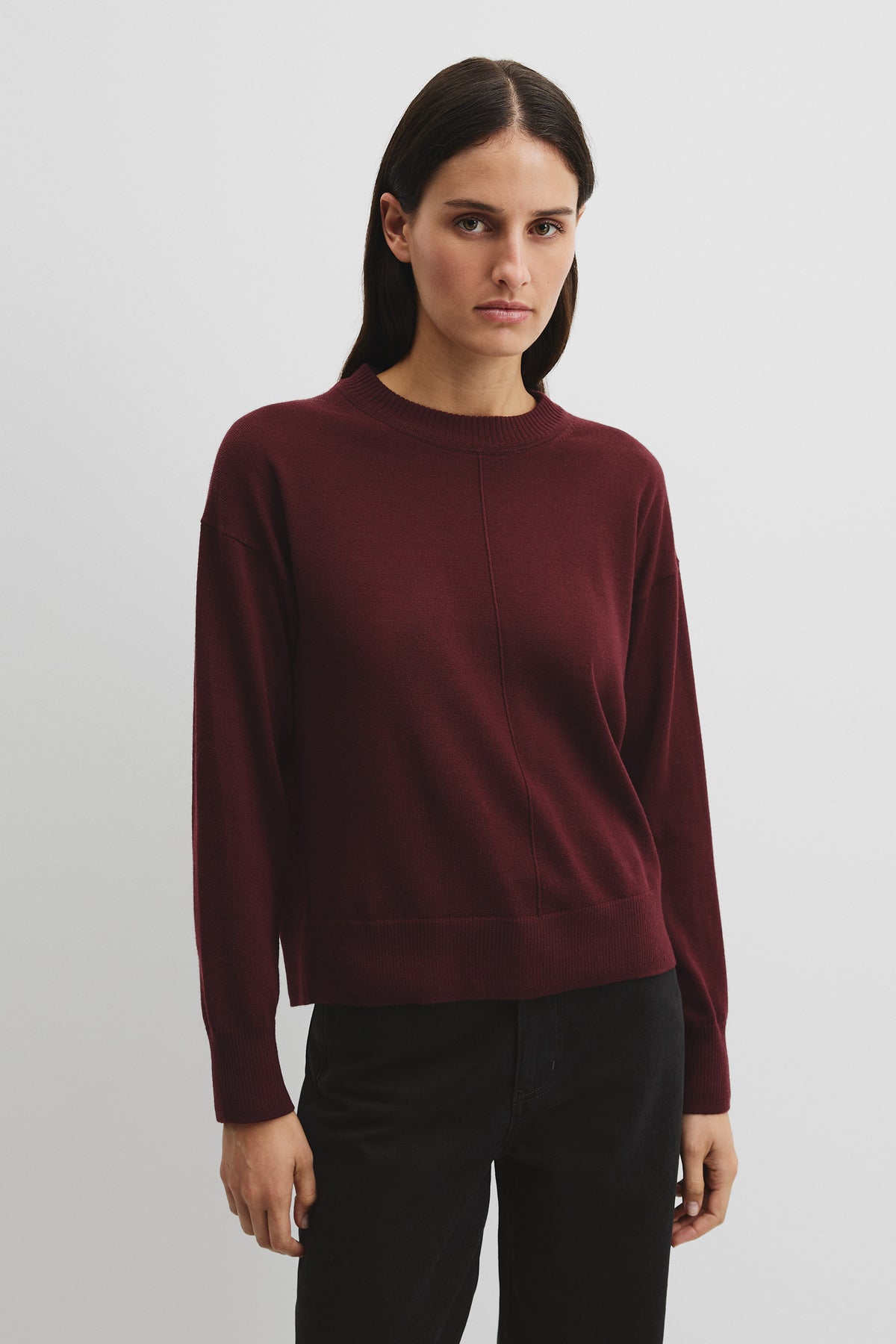 Lightweight Merino Crew Neck Knit