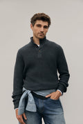 Workwear Australian Cotton Funnel Neck Knit