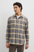 Regular Fit Brushed Check Shirt