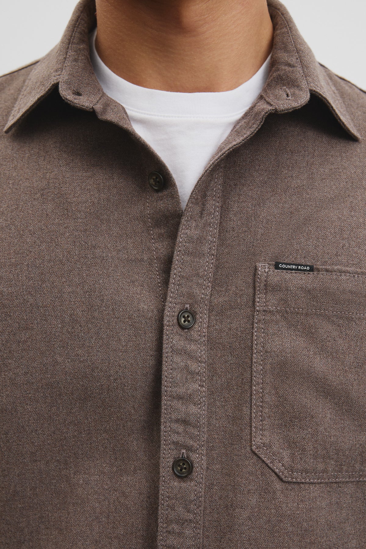 Regular Fit Brushed Cotton Shirt