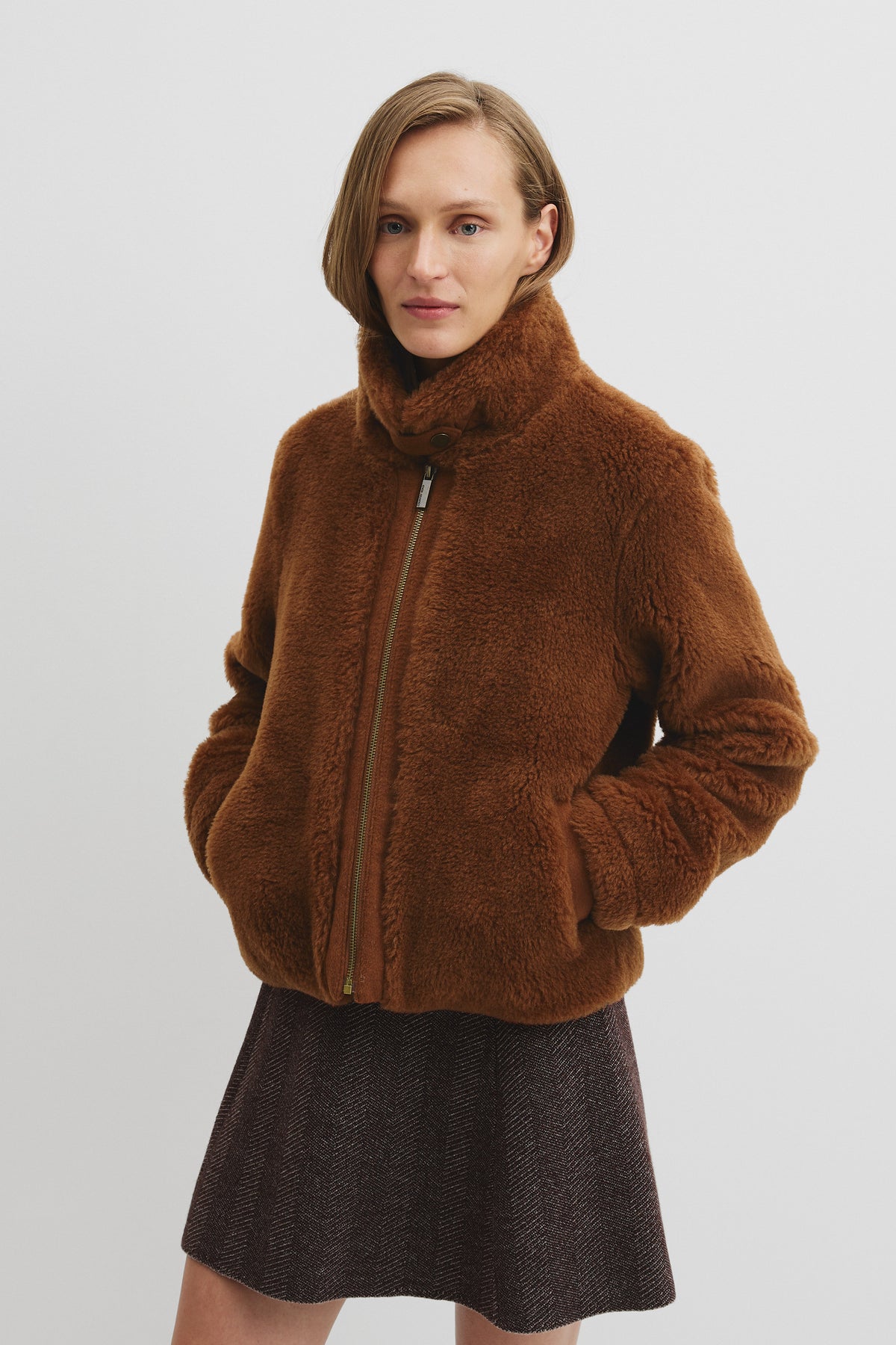 Short Teddy Fur Jacket