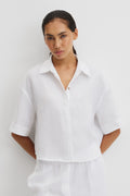 Organically Grown Linen Boxy Fit Shirt