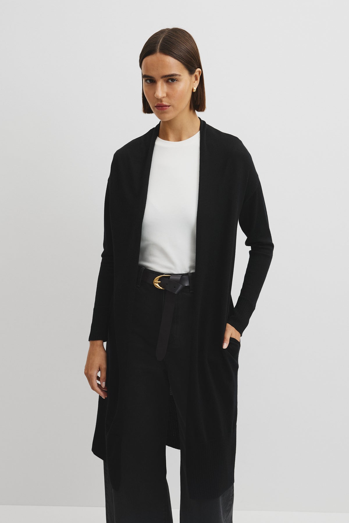 Lightweight Merino Longline Cardigan