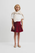 Organically Grown Cotton Cord Flounce Skirt