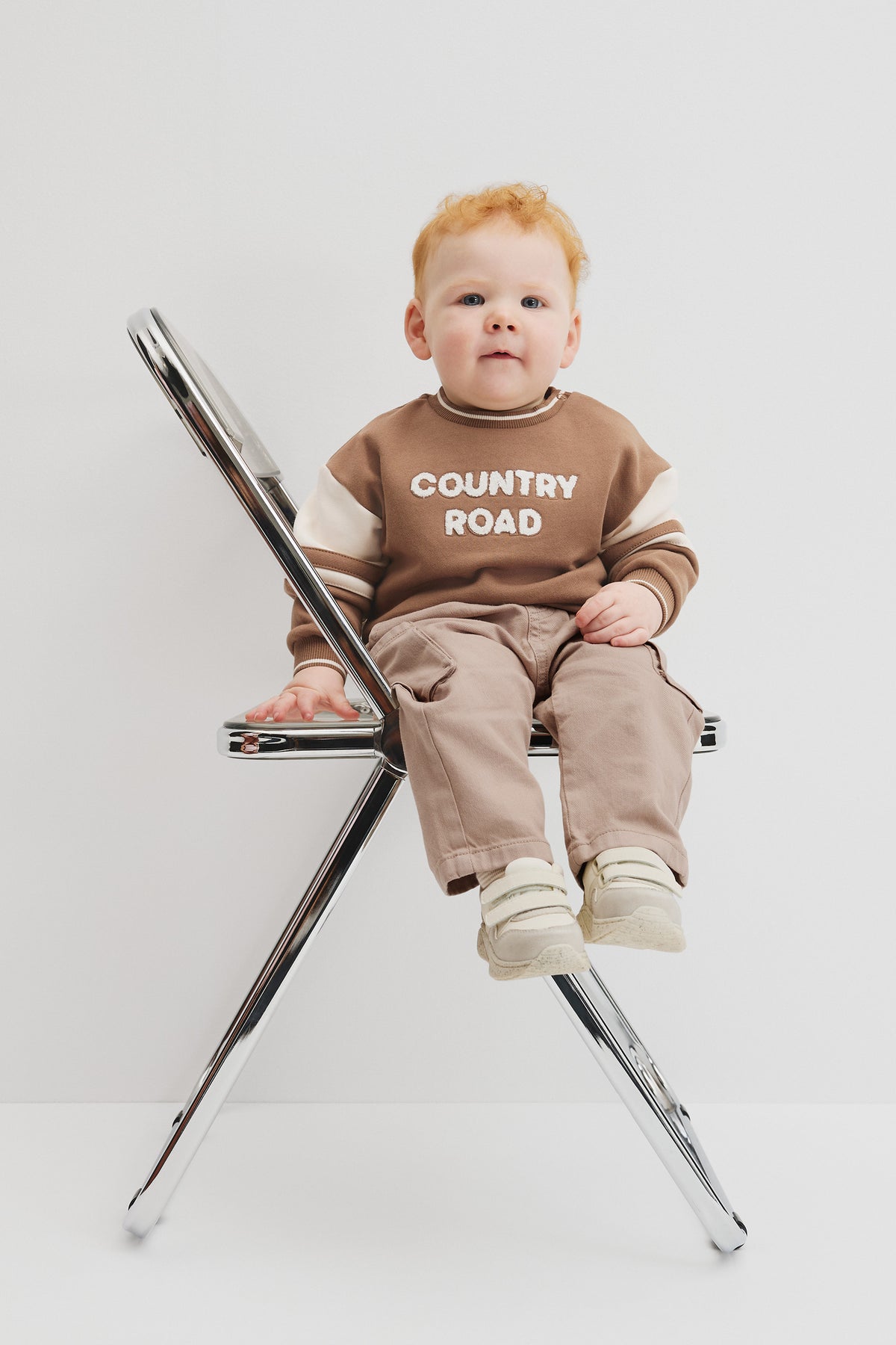 Organically Grown Cotton Oversized Country Road Boucle Sweat