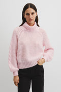 Lofty Merino Wool Funnel Neck Knit