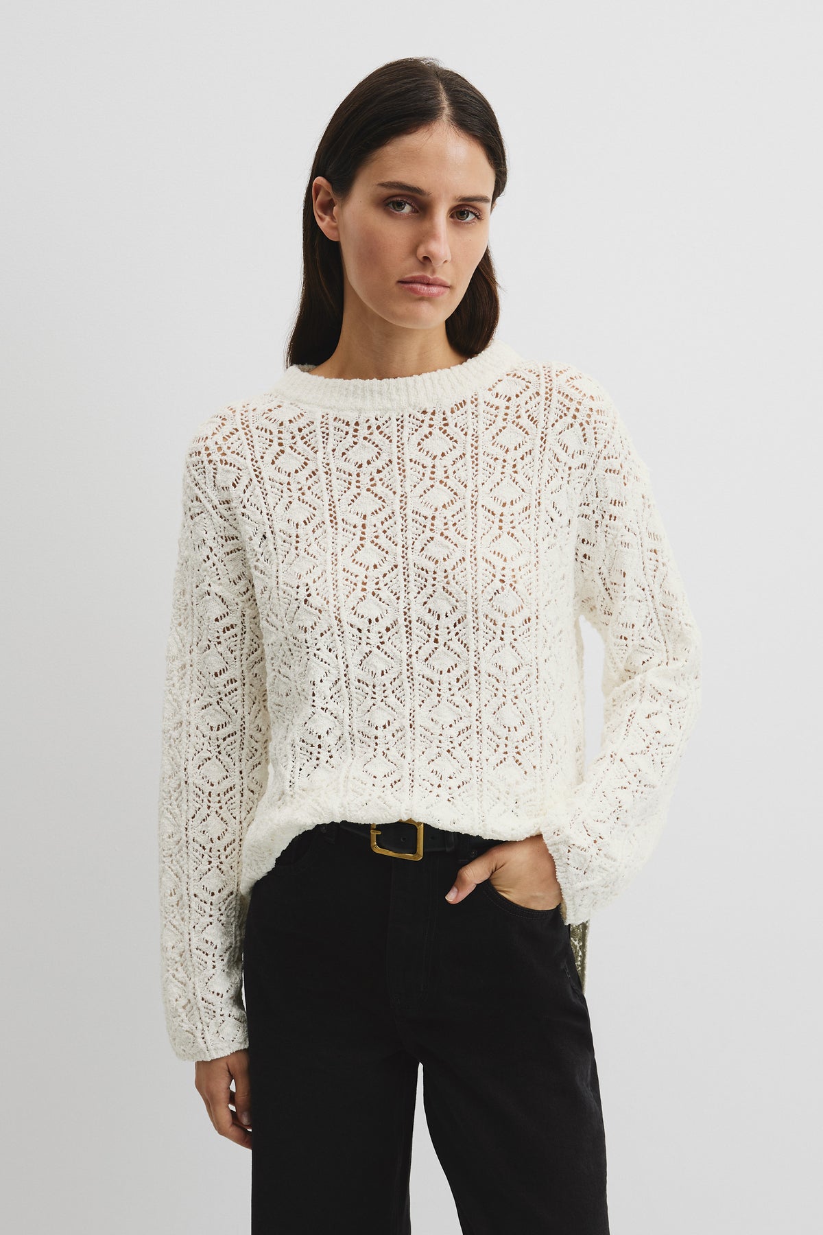 Boucle Lace Knit
