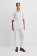 Organically Grown Linen Tapered Jogger