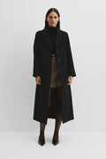 Wool Felt Long Coat