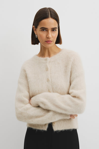 Long Sleeve Fluffy Cardigan