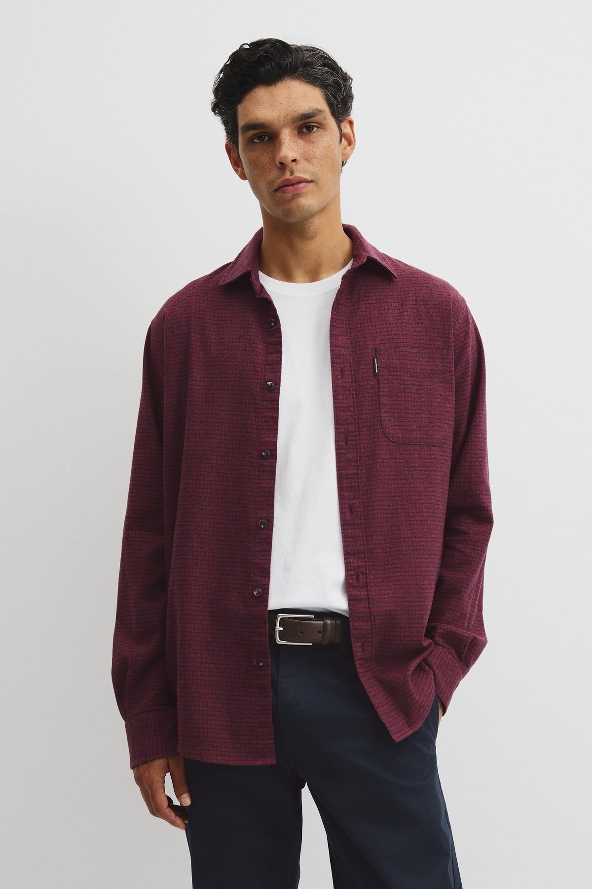 Regular Fit Flannel Check Shirt