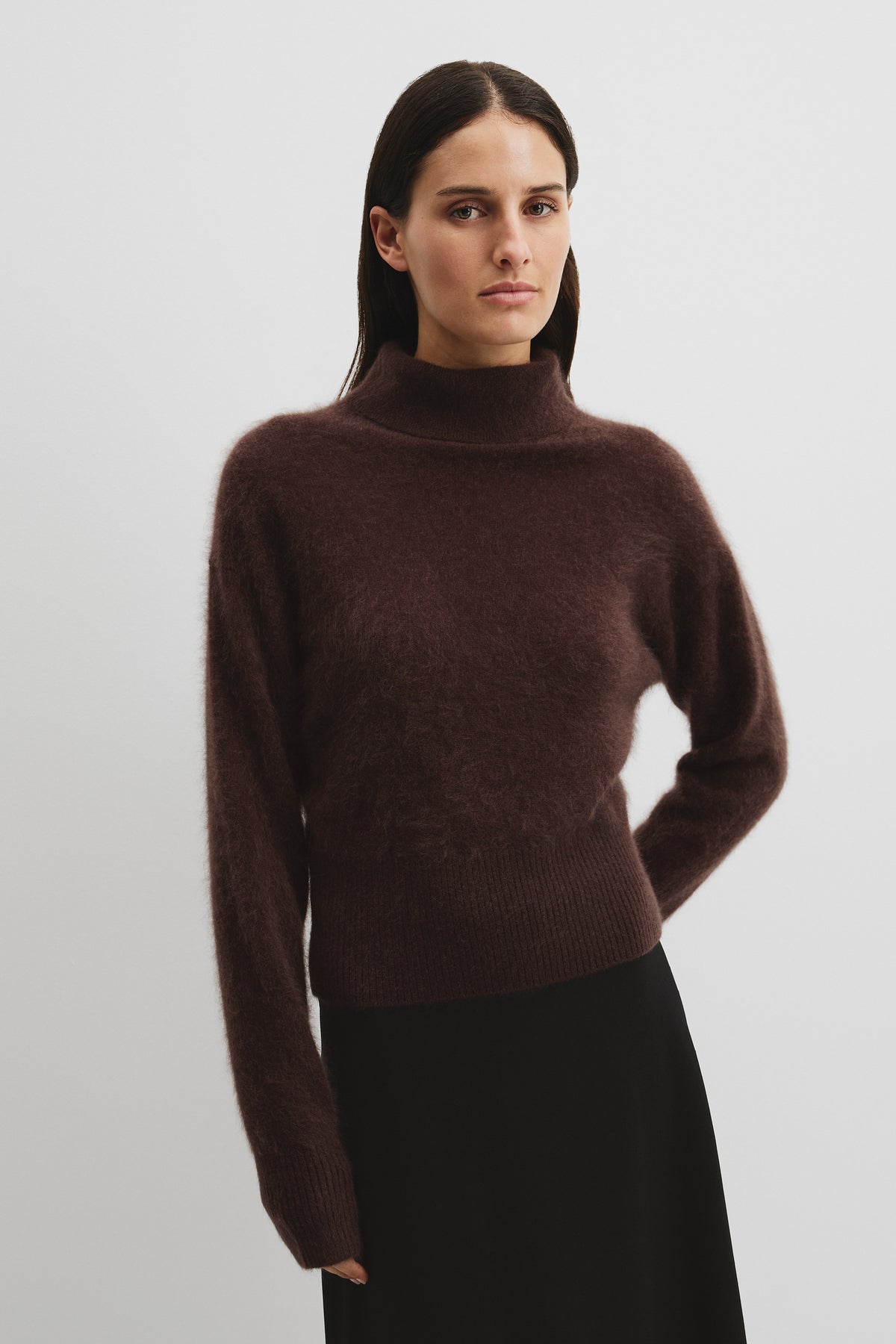 Cashmere Roll Neck Knit