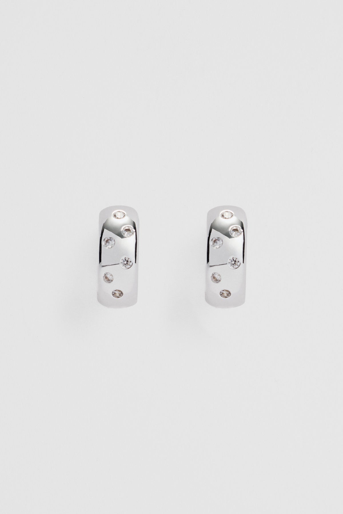 Mara Crystal Hoop Earring