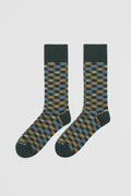 Geometric Dad Sock