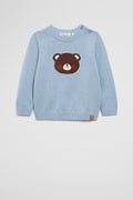 Cotton Bear Applique Knit