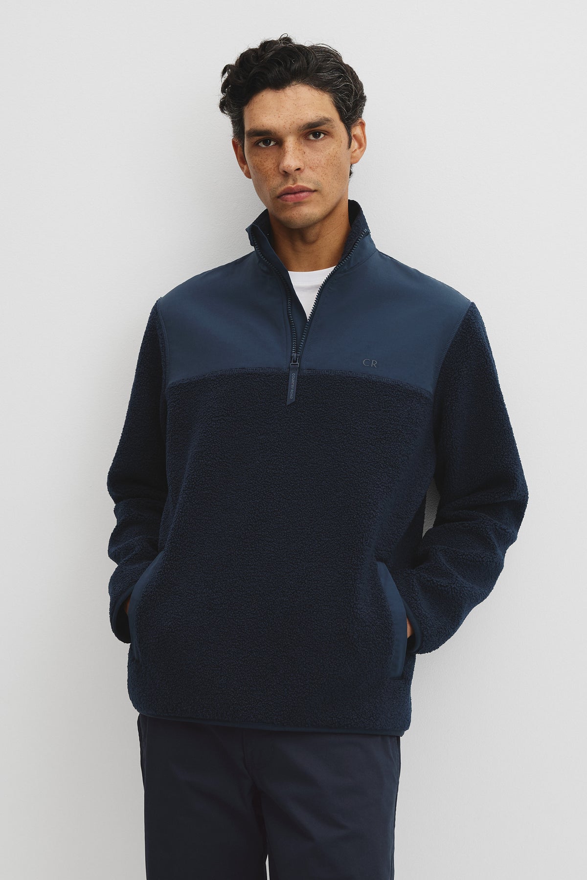 Sherpa Half Zip Sweat