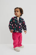 Print Sherpa Lined Jacket