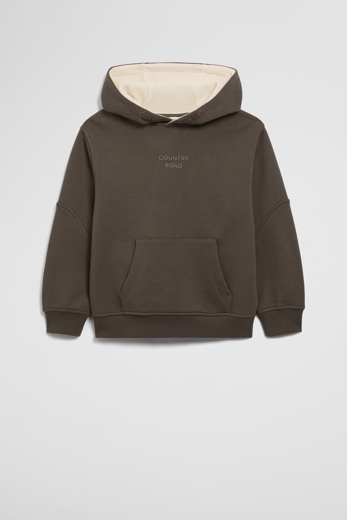 Organically Grown Cotton Modern Logo Hoodie