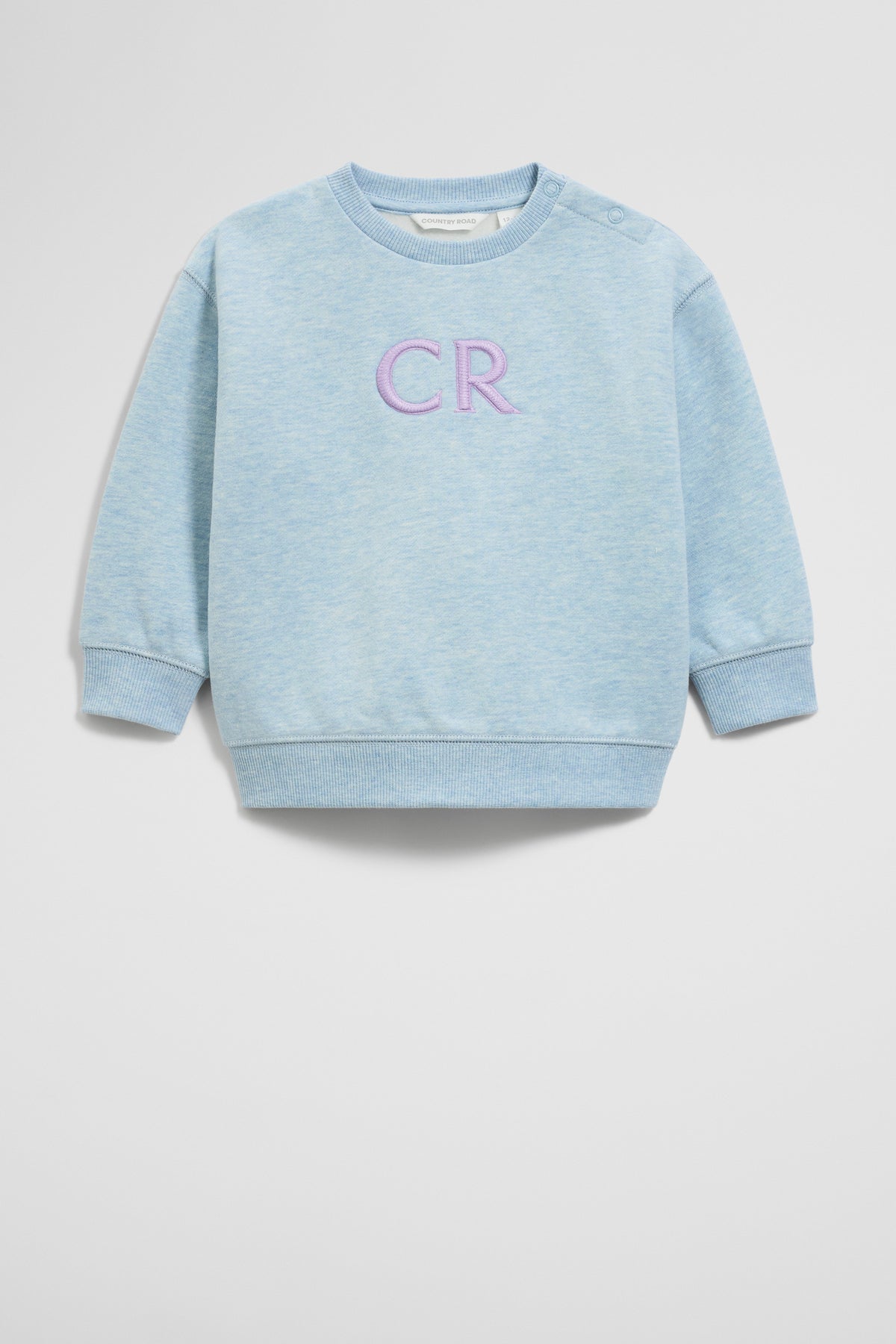 Oversized Australian Cotton Cr Logo Sweat
