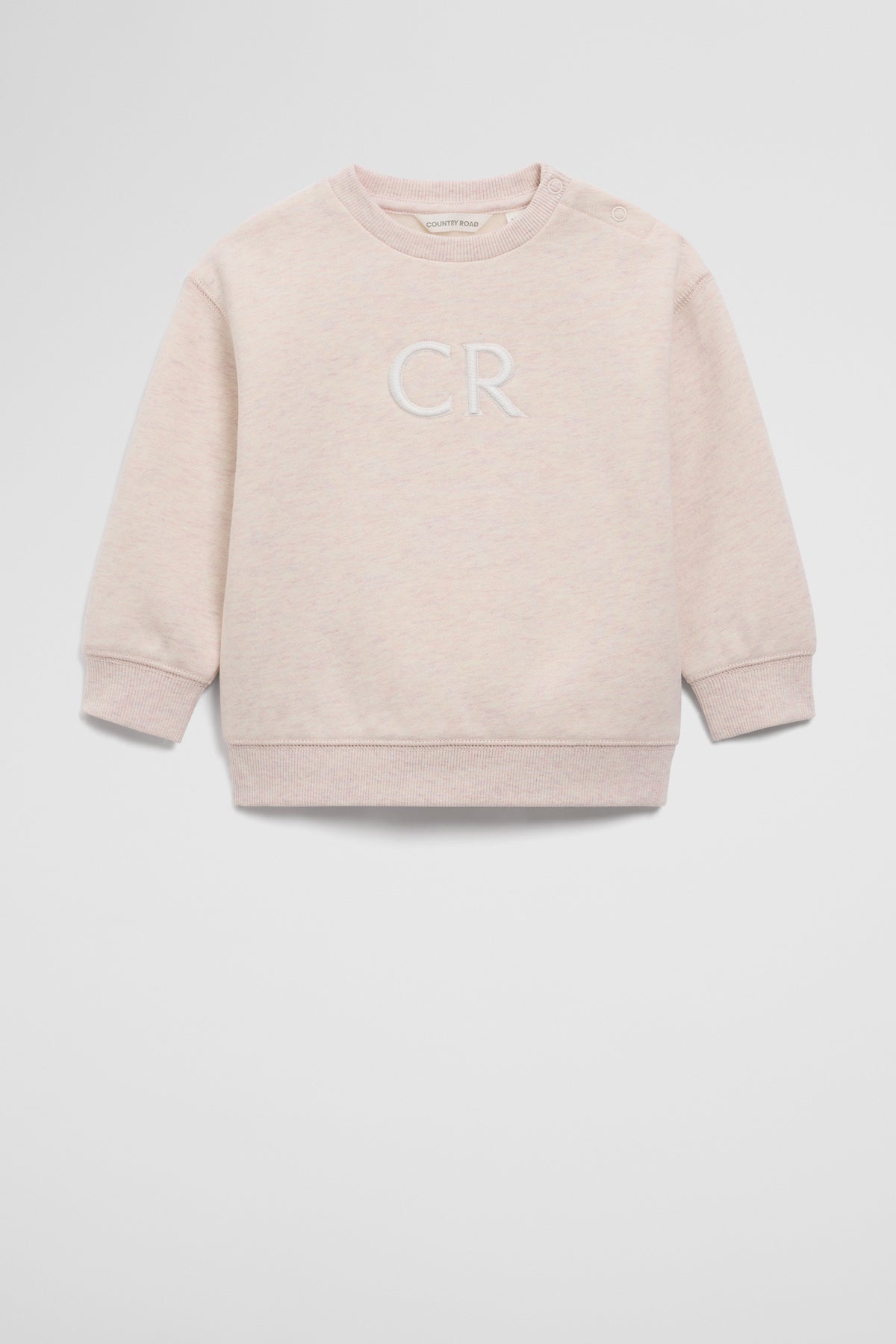 Oversized Australian Cotton Cr Logo Sweat