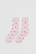 Country Road Heart Sock