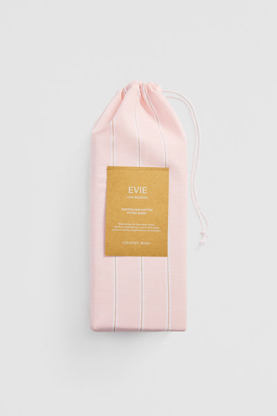 Evie Australian Cotton Single Fitted Sheet