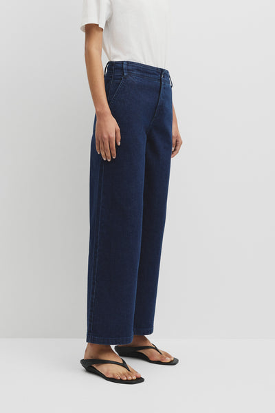 Refined High Rise Wide Leg Jean