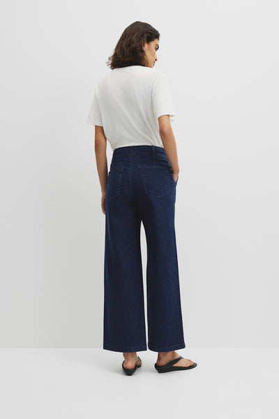 Refined High Rise Wide Leg Jean