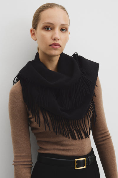 Side Fringe Scarf