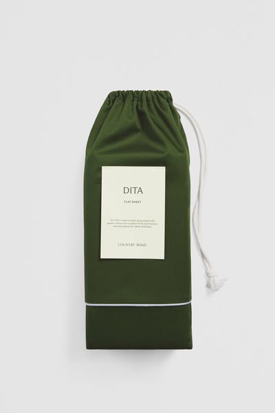 Dita Organically Grown Cotton Queen Flat Sheet