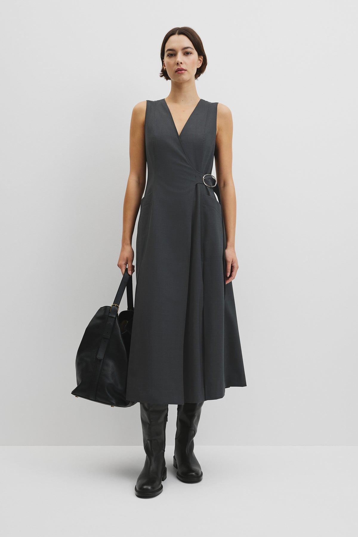 Wool Wrap Dress