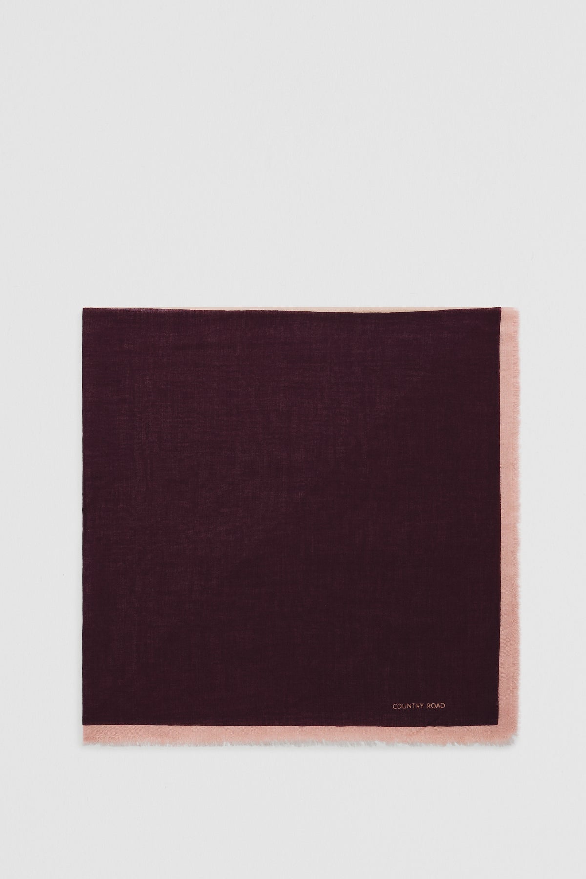 Wool Geometric Scarf