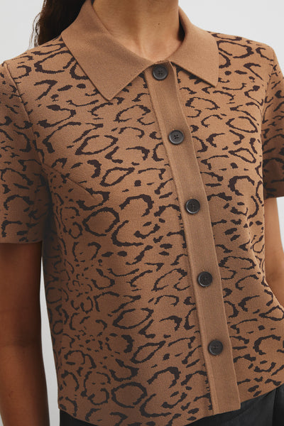 Jacquard Knit Shirt