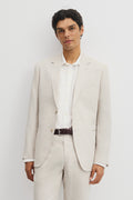 Regular Fit Linen Twill Jacket