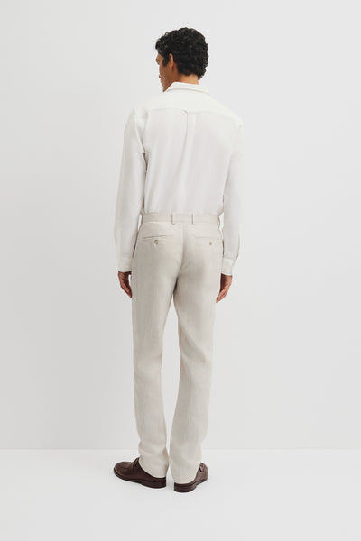 Regular Fit Linen Tailored Pant