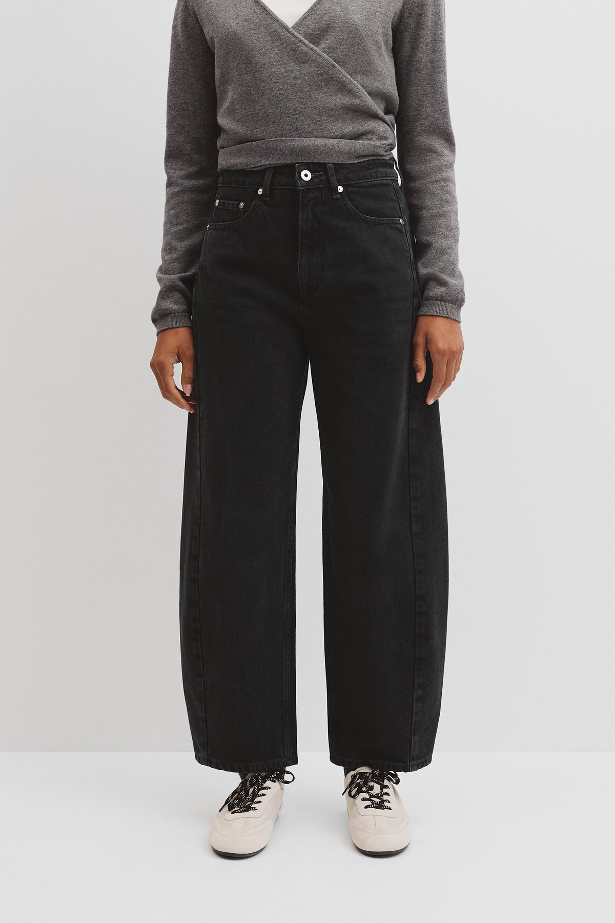 High Rise Barrel Jean
