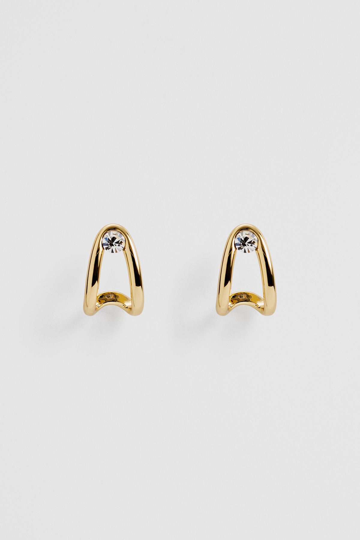 Zoey Crystal Huggie Earring