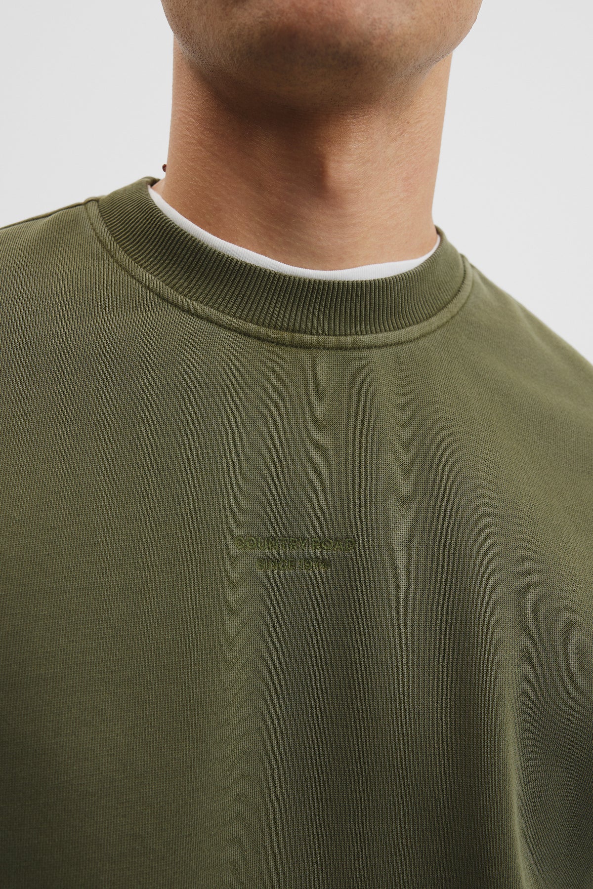 Australian Cotton Garment Dyed Crew Sweat