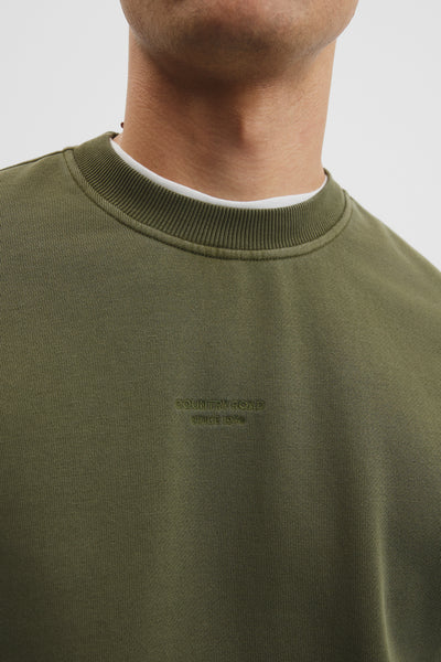 Australian Cotton Garment Dyed Crew Sweat