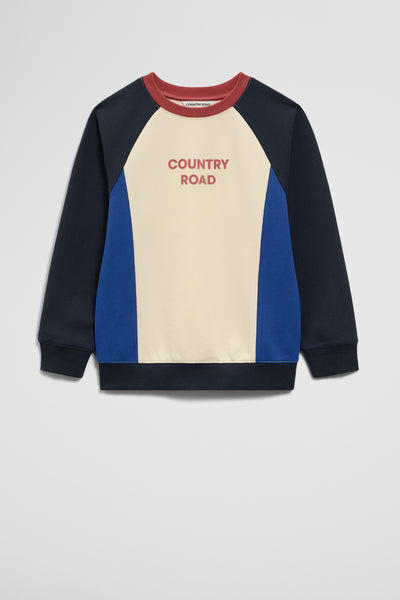 Spliced Logo Oversized Sweat